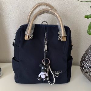 Prada like 3 in 1 handbag/ backpack/cross body bag